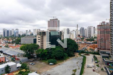 Sala - Vista de apartamento à venda com 1 quarto, 51m² em Vila Gertrudes, São Paulo