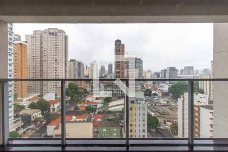 Studio - Varanda de kitnet/studio para alugar com 1 quarto, 31m² em Pompeia, São Paulo