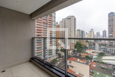 Studio - Varanda de kitnet/studio para alugar com 1 quarto, 31m² em Pompeia, São Paulo