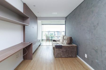 Sala de apartamento para alugar com 1 quarto, 43m² em Santo Amaro, São Paulo