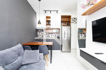 Sala de apartamento para alugar com 1 quarto, 25m² em Bela Vista, São Paulo