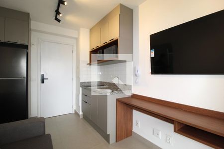 Sala/Cozinha de kitnet/studio à venda com 1 quarto, 32m² em Moema, São Paulo