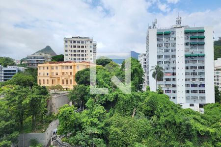 Vista da Varanda de apartamento à venda com 2 quartos, 90m² em Laranjeiras, Rio de Janeiro