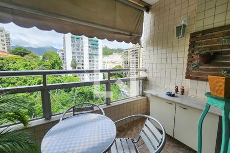 Varanda de apartamento à venda com 2 quartos, 90m² em Laranjeiras, Rio de Janeiro