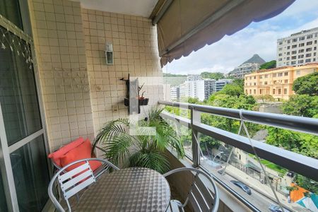 Varanda de apartamento à venda com 2 quartos, 90m² em Laranjeiras, Rio de Janeiro