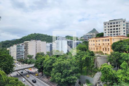 Vista da Varanda de apartamento à venda com 2 quartos, 90m² em Laranjeiras, Rio de Janeiro