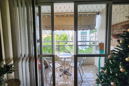 Varanda de apartamento à venda com 2 quartos, 90m² em Laranjeiras, Rio de Janeiro