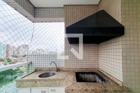 Varanda da sala e quarto 1 de apartamento para alugar com 3 quartos, 130m² em Jardim Maria Adelaide, São Bernardo do Campo