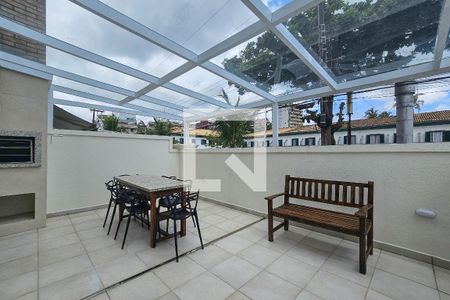 Varanda  de casa de condomínio para alugar com 4 quartos, 245m² em Vila Júlia, Guarujá