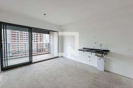 Sala/Cozinha de apartamento à venda com 1 quarto, 40m² em Vila Mariana, São Paulo