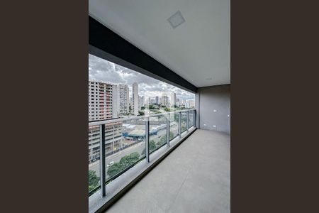 Varanda da Sala de apartamento à venda com 1 quarto, 40m² em Vila Mariana, São Paulo