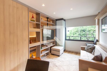 Sala de apartamento para alugar com 1 quarto, 34m² em Perdizes, São Paulo