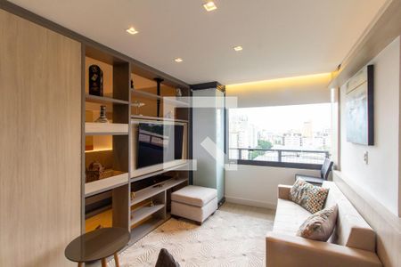 Sala de apartamento para alugar com 1 quarto, 34m² em Perdizes, São Paulo