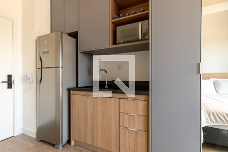 Cozinha de kitnet/studio à venda com 1 quarto, 26m² em Vila Olímpia, São Paulo