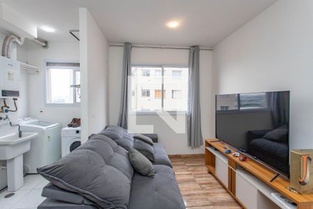 Sala  de apartamento para alugar com 2 quartos, 43m² em Piraporinha, Diadema