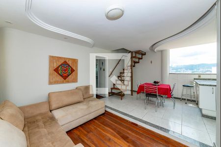 Sala 1 de apartamento para alugar com 2 quartos, 120m² em Jardim America, Belo Horizonte