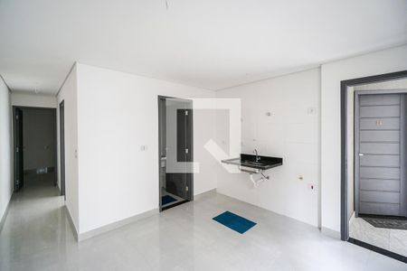 Sala e cozinha de apartamento para alugar com 2 quartos, 40m² em Vila Carrão, São Paulo