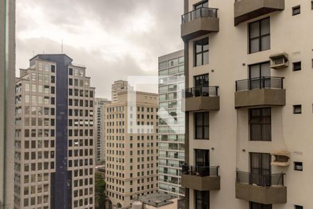 Sacada de apartamento à venda com 1 quarto, 30m² em Indianópolis, São Paulo