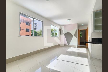 Sala de apartamento à venda com 3 quartos, 72m² em Anchieta, Belo Horizonte