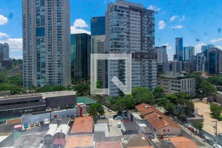 Sala - Vista de apartamento para alugar com 3 quartos, 126m² em Brooklin, São Paulo