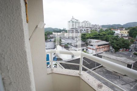 Varanda da Sala de apartamento à venda com 3 quartos, 89m² em Tanque, Rio de Janeiro