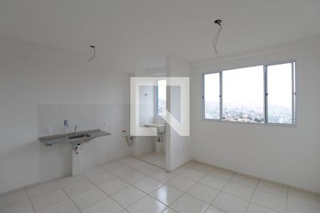 Sala e Cozinha de apartamento para alugar com 2 quartos, 70m² em Jardim dos Comerciários, Belo Horizonte