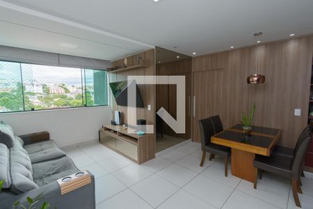 Sala de apartamento à venda com 3 quartos, 75m² em Miramar (barreiro), Belo Horizonte