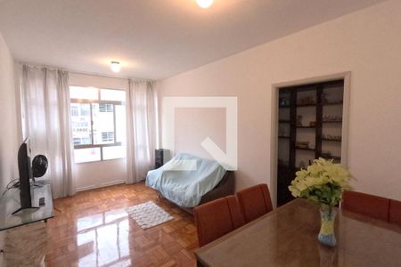 Sala de apartamento para alugar com 2 quartos, 75m² em Boqueirão, Santos