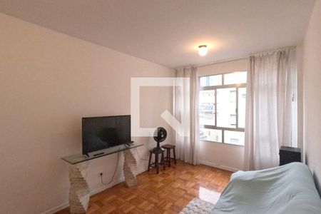 Sala de apartamento para alugar com 2 quartos, 75m² em Boqueirão, Santos