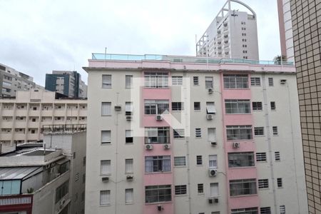 Vista da Sala de apartamento para alugar com 2 quartos, 75m² em Boqueirão, Santos