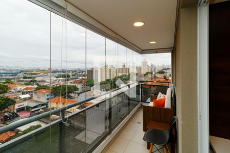 Varanda da Sala de apartamento à venda com 2 quartos, 61m² em Vila Paiva, São Paulo