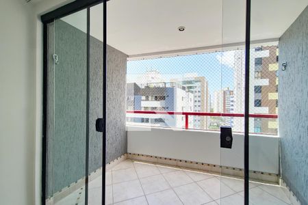 Varanda da Sala de apartamento para alugar com 4 quartos, 126m² em Pituba, Salvador