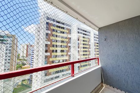 Varanda da Sala de apartamento para alugar com 4 quartos, 126m² em Pituba, Salvador