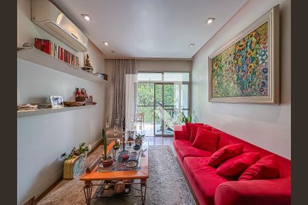 Sala de apartamento à venda com 3 quartos, 117m² em Cosme Velho, Rio de Janeiro