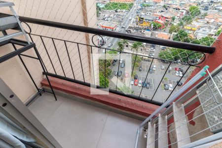 Varanda da Sala de apartamento à venda com 2 quartos, 47m² em Vila Carmosina, São Paulo