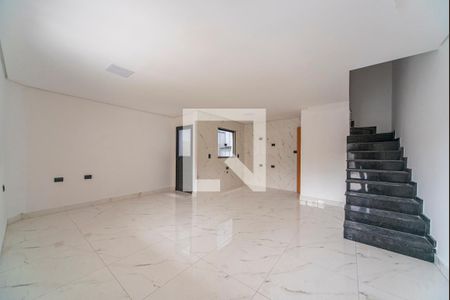 Sala de casa à venda com 3 quartos, 110m² em Jardim Cristiane, Santo André