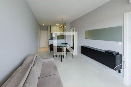 Sala de apartamento para alugar com 1 quarto, 50m² em Buritis, Belo Horizonte