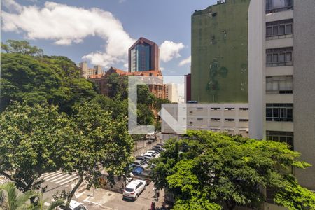 Vista do Quarto de apartamento à venda com 1 quarto, 40m² em Vila Buarque, São Paulo