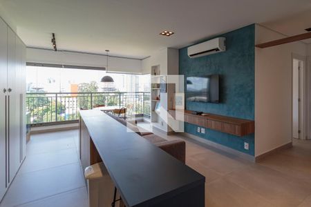 Sala de apartamento à venda com 2 quartos, 65m² em Indianópolis, São Paulo