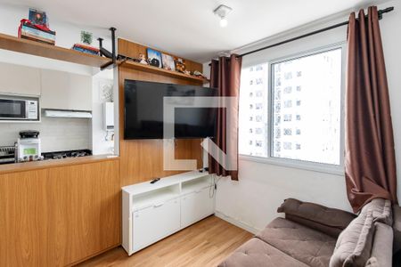 Sala de apartamento para alugar com 2 quartos, 43m² em Santo Amaro, São Paulo