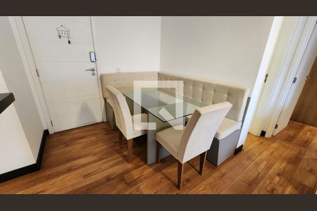 Sala de Jantar de apartamento para alugar com 1 quarto, 55m² em Ponta da Praia, Santos