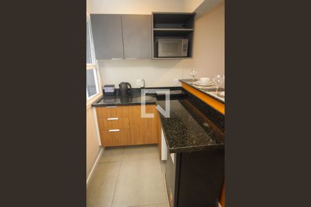 Cozinha de apartamento para alugar com 1 quarto, 30m² em Centro Histórico, Porto Alegre