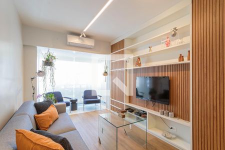 Sala de apartamento à venda com 1 quarto, 50m² em Vila Nova Conceição, São Paulo