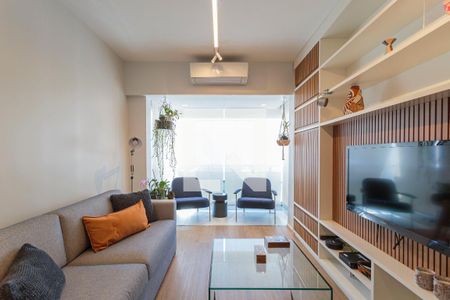 Sala de apartamento à venda com 1 quarto, 50m² em Vila Nova Conceição, São Paulo