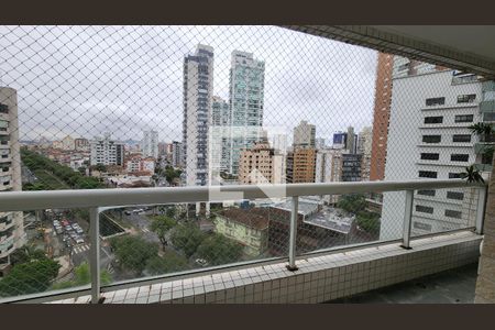 Vista da Sala de apartamento para alugar com 2 quartos, 82m² em Boqueirão, Santos