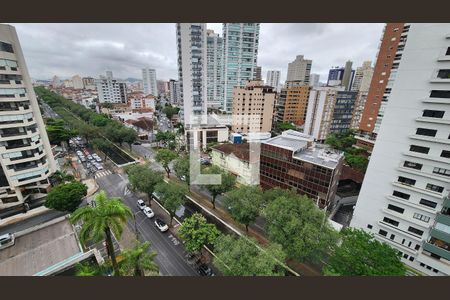 Vista da Sala de apartamento para alugar com 2 quartos, 82m² em Boqueirão, Santos