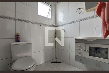 Banheiro da suíte de apartamento à venda com 2 quartos, 100m² em Jardim Ipanema, Santo André