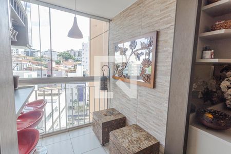 Varanda Gourmet na Sala 1 de apartamento à venda com 4 quartos, 147m² em Fernão Dias, Belo Horizonte