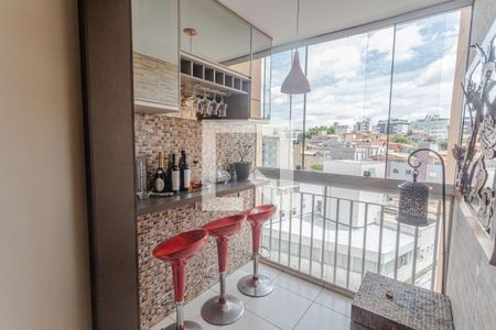 Varanda Gourmet na Sala 1 de apartamento à venda com 4 quartos, 147m² em Fernão Dias, Belo Horizonte