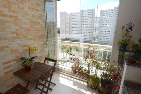 Varanda gourmet de apartamento à venda com 3 quartos, 72m² em Jardim Sabara, São Paulo